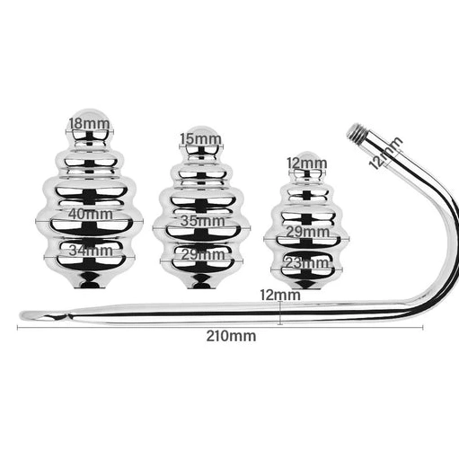 Ribbed GreatBenefit Hook Set Screw-in Anal 8826 0212